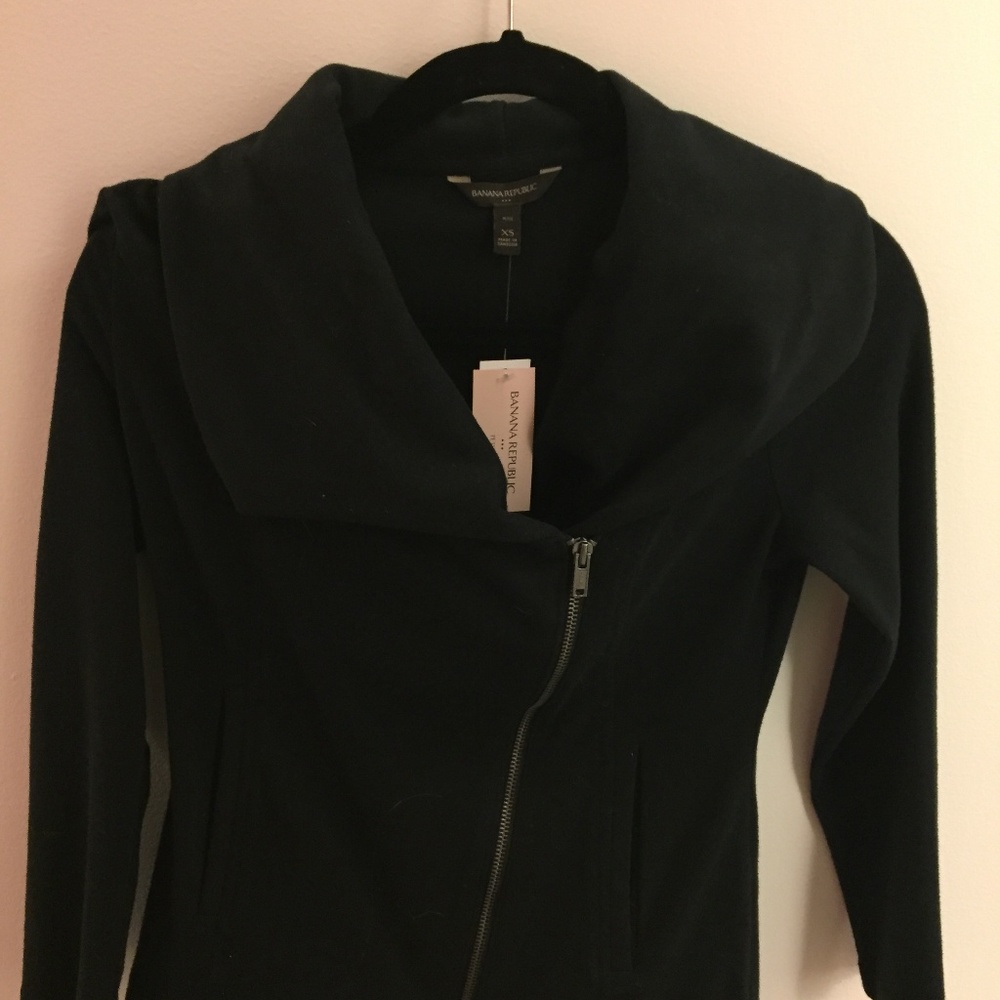 Black Coat from Banana Republic
